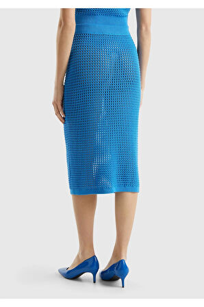 United Colors Of Benetton Kadın / Kız Mavi Etek (Model Kodu: 124P101Td001D )