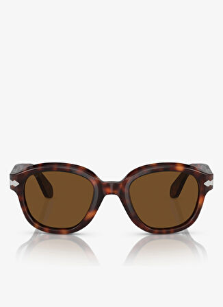 Persol PO0060S Yuvarlak Kahve Kadın Polarize Güneş Gözlüğü