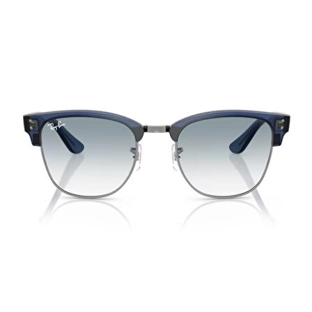 Ray-Ban RB 0504S 670879 54 Clubmaster Reverse Unisex Kare Şeffaf Lacivert Kemik Güneş Gözlüğü