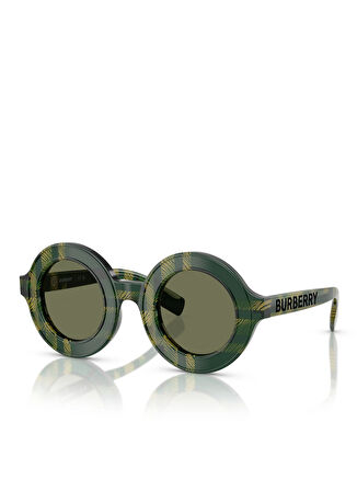 JB4386 Yuvarlak Yeşil Unisex Çocuk Güneş Gözlüğü
