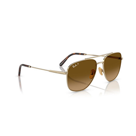 RB 8097 9265M2 59 Ray-Ban WILLIAM Titanyum Polarize Güneş Gözlüğü