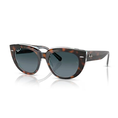 Ray-Ban RB 2286 1413S3 52 Polarize Kadın Cat Eye Çok Renkli Kemik Güneş Gözlüğü