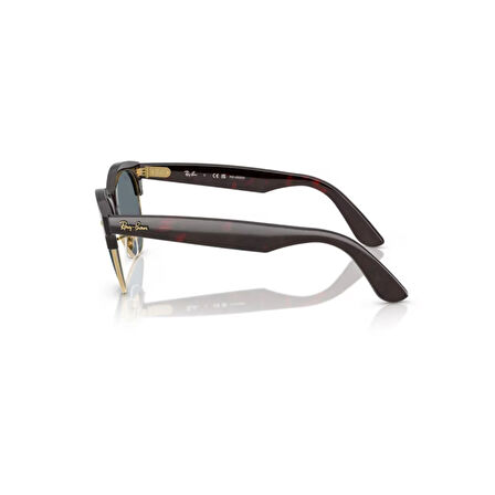 Ray-Ban RB 2341 9903R 51 Clupmaster Way Unisex Oval Kırçıllı Kırmızı Kombine Güneş Gözlüğü