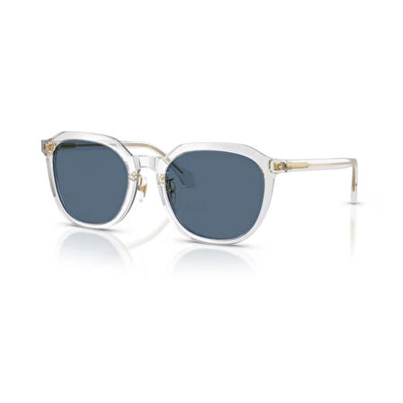 Versace VE 4493D 551971 55 Unisex Geometrik Şeffaf Kemik Güneş Gözlüğü