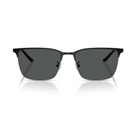 Emporio Armani EA 2164D 300187 57 Unisex Kare Siyah Kombine Kemik Güneş Gözlüğü