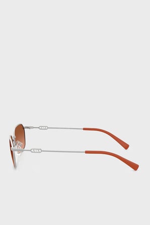 Armani Exchange Asimetrik Güneş Gözlük Unisex GÖZLÜK 0AX2056S 602078 54 GÜMÜŞ