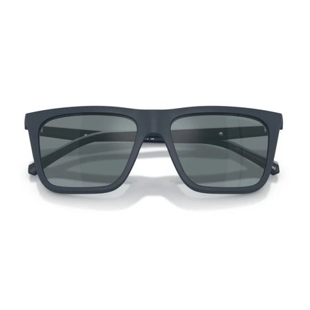 Emporio Armani EA 4258 50881W 54 Erkek Kare Aynalı Klipsli Mavi Kemik Güneş Gözlüğü