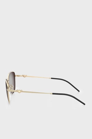 Emporio Armani Logolu Güneş Gözlük Bayan GÖZLÜK 0EA2170 30138G 57 ALTIN
