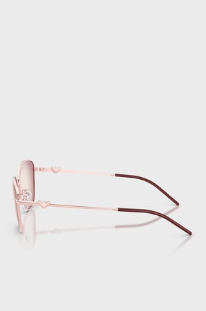 Emporio Armani Logolu Güneş Gözlük Bayan GÖZLÜK 0EA2170 34268H 57 PEMBE