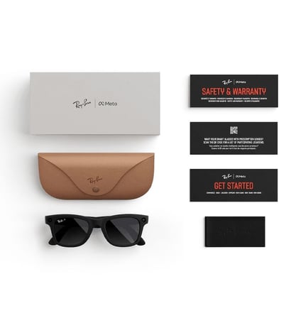 Ray-Ban Meta Wayfarer Gen2 Matte Black Transıtıons Grey S53 C601S1Z53 RW4012