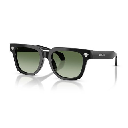 Versace VE 4510U GB18E 52 Unisex Kare Siyah Kemik Güneş Gözlüğü