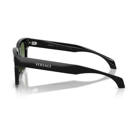 Versace VE 4510U GB18E 52 Unisex Kare Siyah Kemik Güneş Gözlüğü