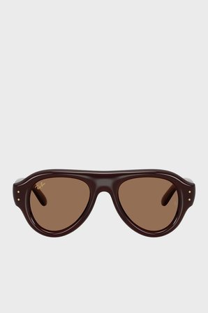 Rayban Logolu Güneş Gözlük Unisex GÖZLÜK 0RB4925 689673 52 KAHVE