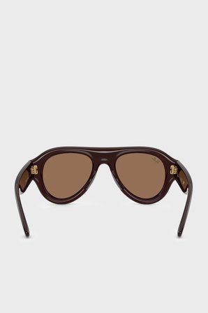 Rayban Logolu Güneş Gözlük Unisex GÖZLÜK 0RB4925 689673 52 KAHVE