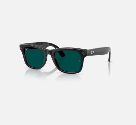 Ray-Ban Meta Wayfarer Gen 3 Transp.Black  Trs Aqumarine S53 C69068053 300BD6A02  RW4011