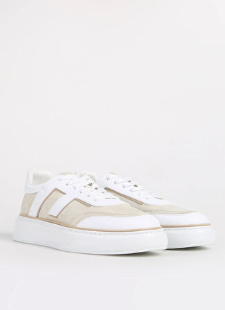 Fabi Beyaz - Bej Erkek Sneaker FU0828.B00ZIP82N