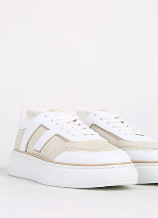 Fabi Beyaz - Bej Erkek Sneaker FU0828.B00ZIP82N