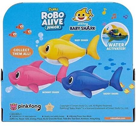 Giochi Baby Shark Yüzen ve Sesli Figür Banyo Oyuncağı Pembe (GKO: 7201)