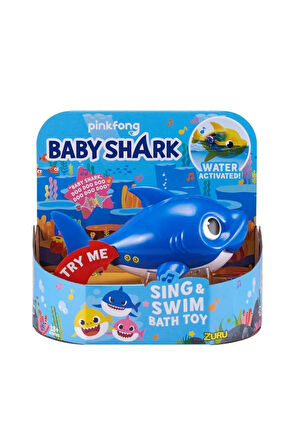 Mavi Baby Shark Sesli Ve Yüzen Figür Bah03000