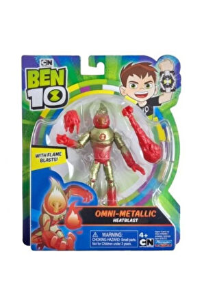 Ben10 Aksiyon Figürleri Metalik Tema Heatblast Ben66a10