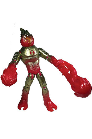 Ben10 Aksiyon Figürleri Metalik Tema Heatblast Ben66a10