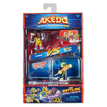Akedo S2 2Li Paket AKE06000 Aksiyon Figür Cromag vs Epic Tailwhip