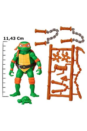 Ninja Kaplumbağalar Aksiyon Figürler 11 Cm Michelangelo The Entertainer
