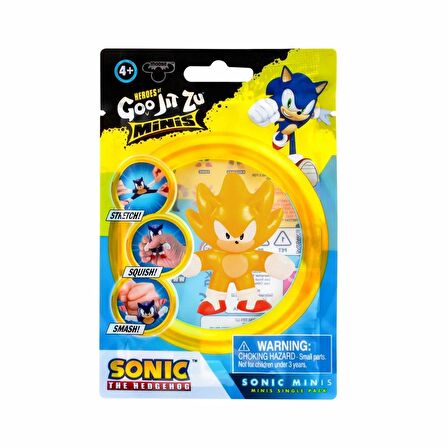 GJN01000 GooJitSu Sonic Minis Tekli Figür