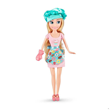 PAK02000 Sparkle Girlz 27cm Aşçı Bebek ve Oyun Seti - 100183