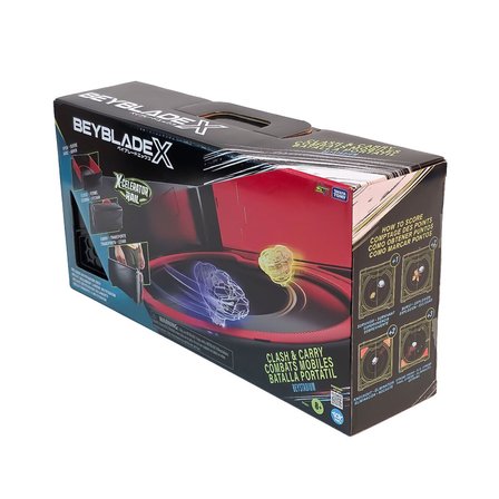 Beyblade X Clash & Carry Taşınabilir Arena Katlanabilir Beyblade Savaş Arenası 8+ Yaş