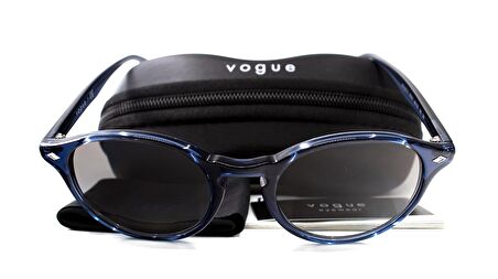 VOGUE  5327-S 276011 48  Unisex MAVİ Yuvarlak Çerçeve Güneş Gözlüğü