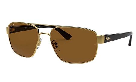 Ray-Ban RB3663 001/57 60 Polarize Erkek Güneş Gözlüğü