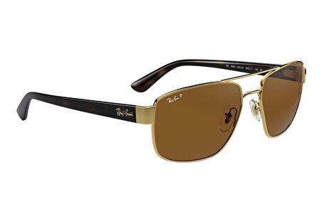 Ray-Ban RB3663 001/57 60 Polarize Erkek Güneş Gözlüğü