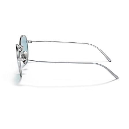 Prada 53WS 05Q05I 50 Unisex Metalik Yuvarlak Güneş Gözlüğü