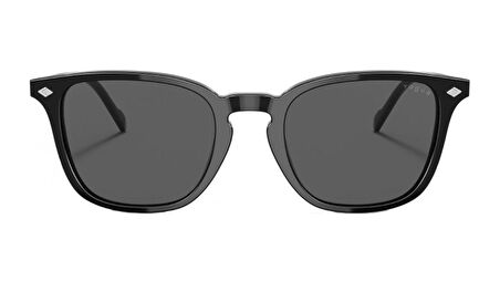 VOGUE  5431S W44/87 52  Unisex SİYAH Köşeli Çerçeve Güneş Gözlüğü