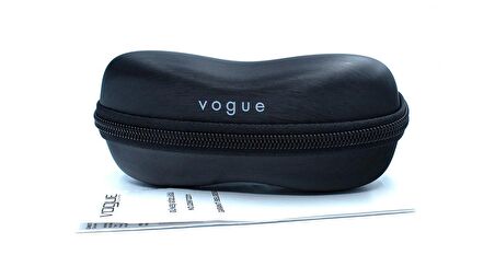 VOGUE  5431S 2819/80 52  Unisex KAHVE Köşeli Çerçeve Güneş Gözlüğü