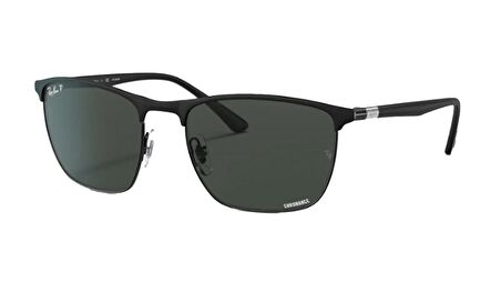 RAY-BAN  3686 186/K8 57  Unisex SİYAH Köşeli Çerçeve Güneş Gözlüğü