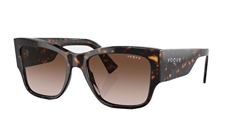 VOGUE  5462-S W65613 54  Kadın KAHVE Köşeli Çerçeve Güneş Gözlüğü