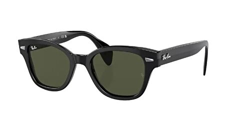 RAY-BAN  0880S 901/31 52  Unisex SİYAH Köşeli Çerçeve Güneş Gözlüğü