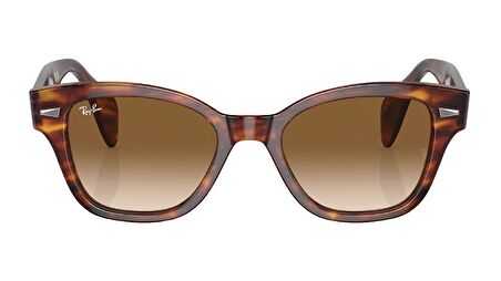 RAY-BAN  0880S 954/51 52  Unisex KAHVE Köşeli Çerçeve Güneş Gözlüğü