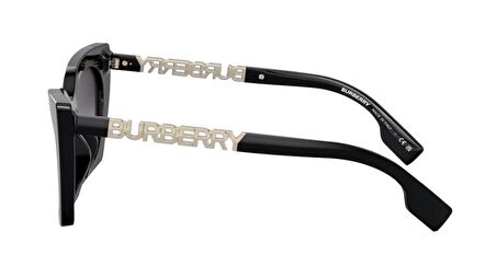 BURBERRY  4372U 30018G 52  Kadın SİYAH Çekik Çerçeve Güneş Gözlüğü