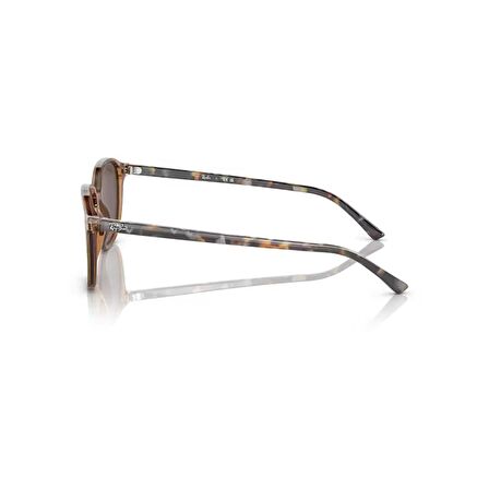 Ray-Ban RB 2193 663693 51 Leonard Unisex Aynalı Şeffaf Kahverengi Kemik Güneş Gözlüğü