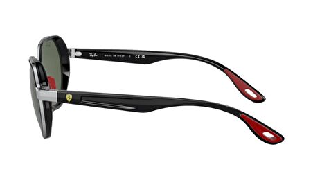 RAY-BAN FERRARI  3703M F00771 51  Erkek GÜMÜŞ Yuvarlak Çerçeve Güneş Gözlüğü