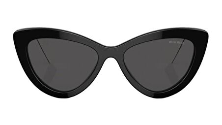 MIU MIU  04YS 10G-5S0 54  Kadın SİYAH Çekik Çerçeve Güneş Gözlüğü