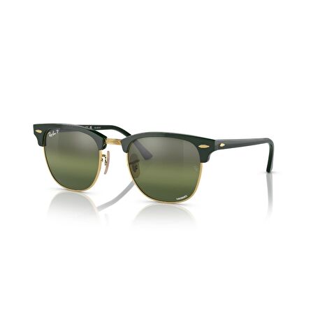 Ray-Ban Clubmaster Chromance Polarize Güneş Gözlüğü RB 3016 1368G4 55