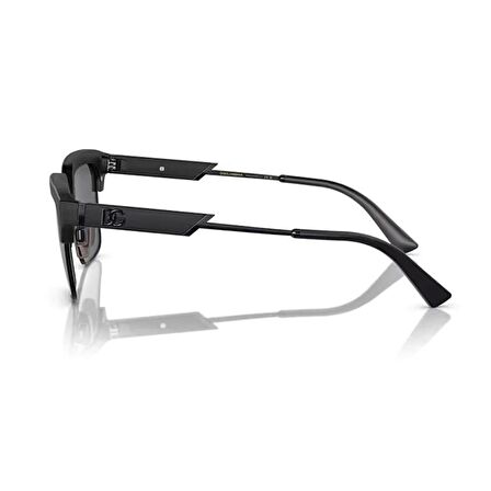 Dolce Gabbana DG 6185 25256G 55 Unisex Siyah Aynalı Güneş Gözlüğü