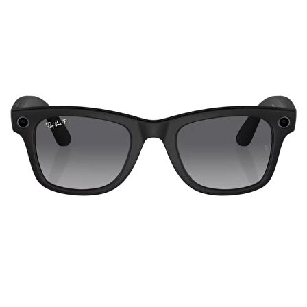 Ray-Ban Meta Wayfarer Akilli Gozluk Mat Siyah Polarize Grafit RW4006