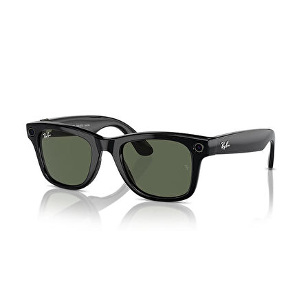 Ray-Ban Meta Wayfarer Akilli Gozluk Parlak Siyah G15 Yesil RW4006