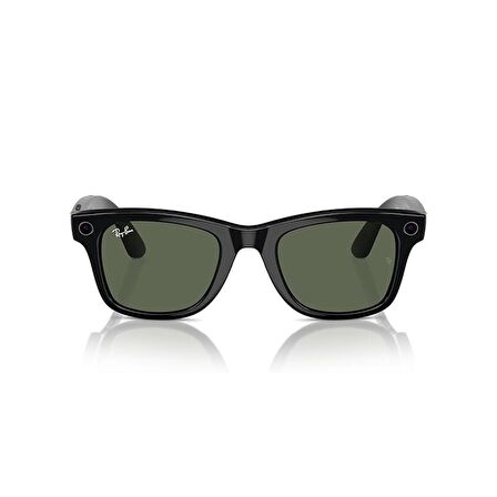 Ray-Ban Meta Wayfarer Akilli Gozluk Parlak Siyah G15 Yesil RW4006