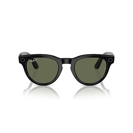 Ray-Ban Meta Headliner Akilli Gozluk Parlak Siyah Polarize G15 Yesil RW4009